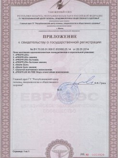 2015.03.25 Усолье-Сибирское - Приложение к сертификату, Профили поливинилхлоридные системы Rehau.